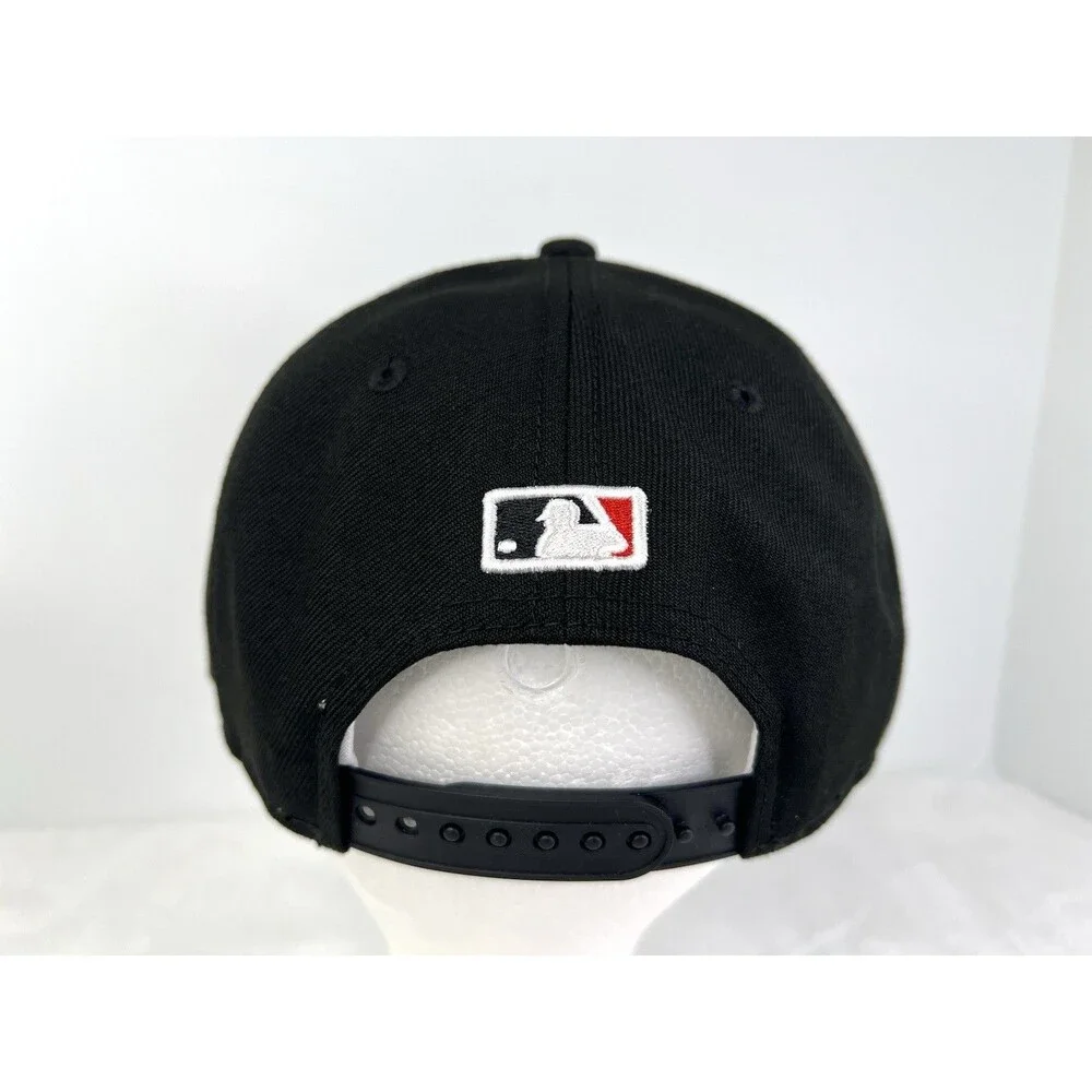 Chicago White Sox New Era Baseball 9FIFTY Hat SnapBack Retro Crown Black S/M